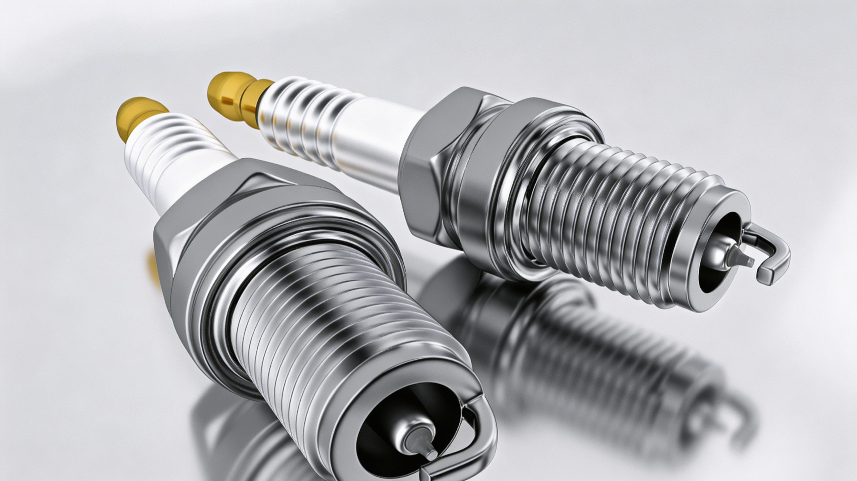 Automotive spark plugs and engine parts